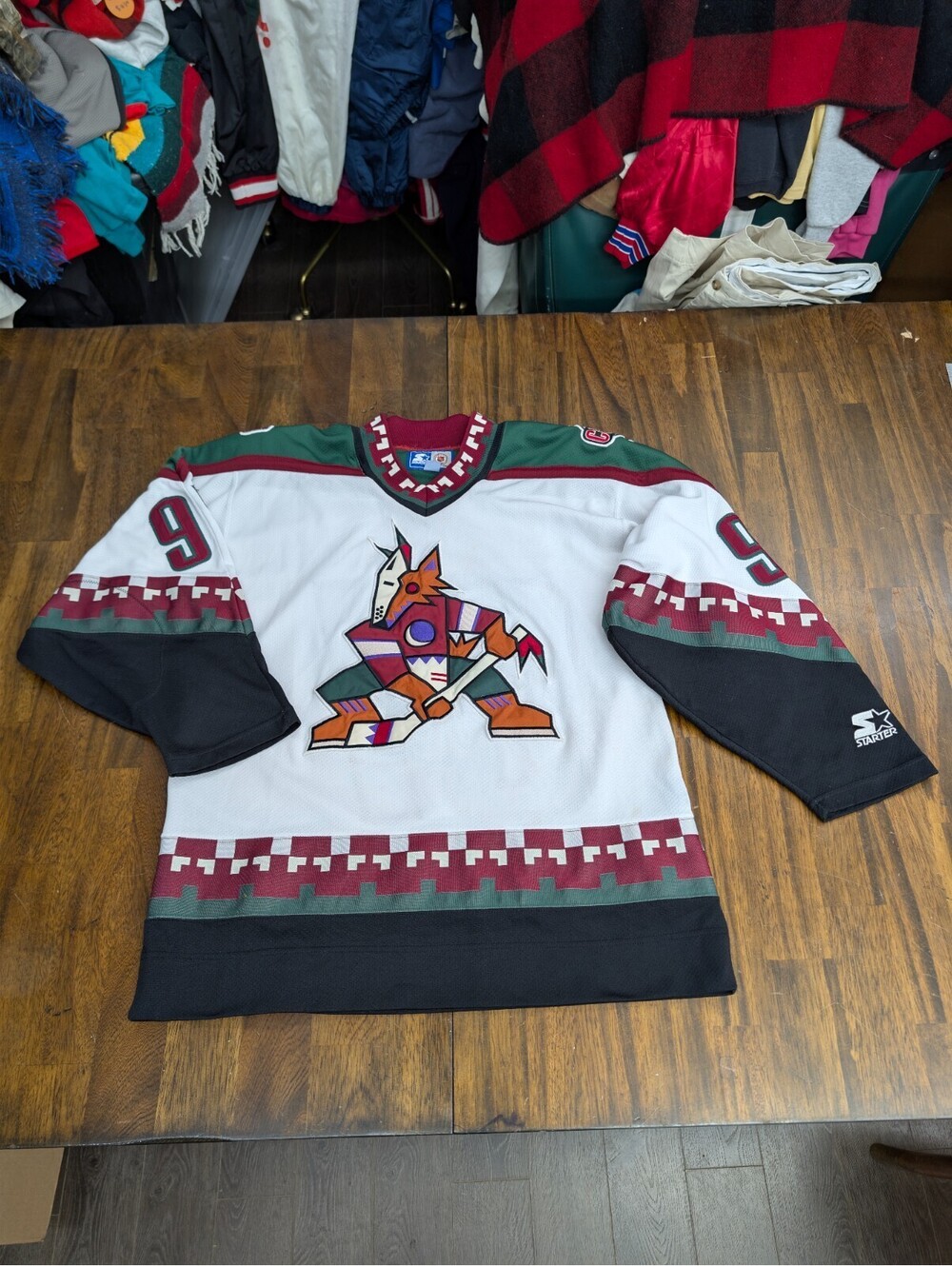 Vintage Phoenix Coyotes Jeremy Roenick Starter Jersey Size M